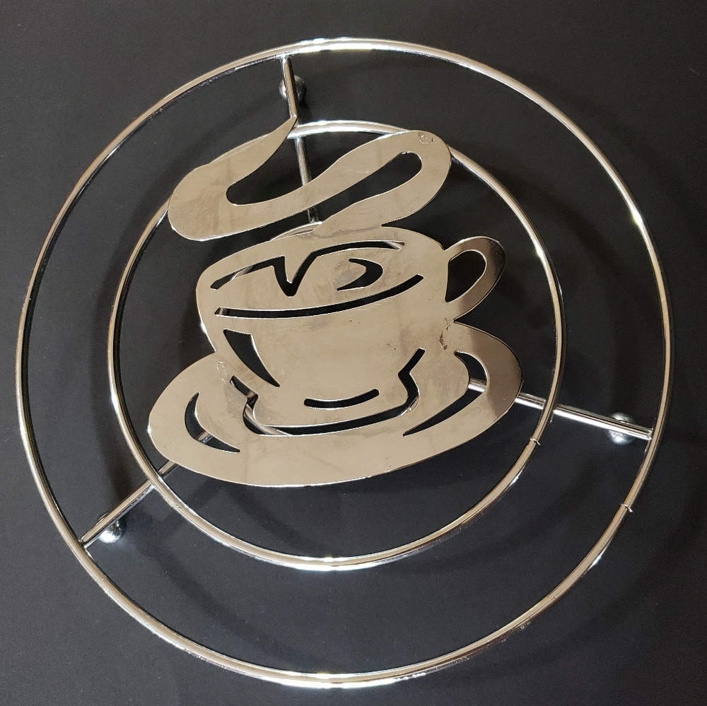Stainless Steel Maxwell House Coffee Trivet